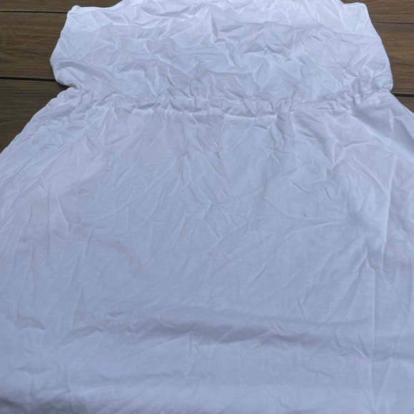 Tommy Hilfiger women’s Drawstring Tank Dress Swim Cover-Up S white - Picture 7 of 10